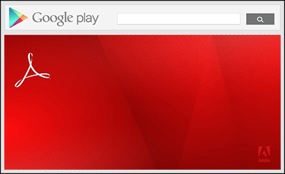 Скриншот фрагмента страницы Адоб Ридера на Гугл Плей (Google Play)