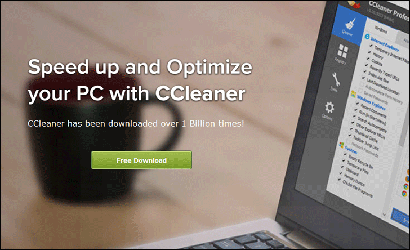 Скриншот фрагмента страницы сайта С Клинера